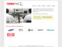 Tablet Screenshot of celularnet.es